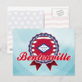 Bentonville, AR Postkarte (Vorne/Hinten)