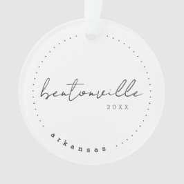 Bentonville, Arkansas AR Travel Vereinte Staaten Ornament