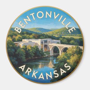 Bentonville Arkansas Crystal Bridges Reise Magnet