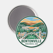 Bentonville Arkansas Magnet (Vorderseite/Rückseite)