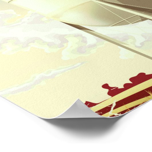 Bentonville, Arkansas Reiseplakat. Poster (Ecke)