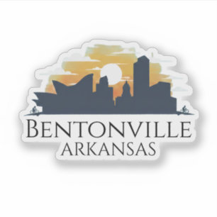 Bentonville-Skyline, Arkansas Aufkleber