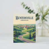 Bentonville USA Postkarte (Stehend Vorderseite)