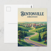 Bentonville USA Postkarte (Vorne/Hinten)