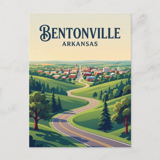 Bentonville USA Postkarte (Vorderseite)