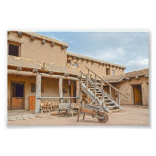Bent's Old Fort Courtyard, Colorado Fotodruck
