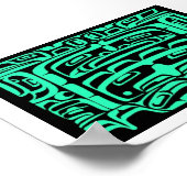 Bentwood Box Design Poster (Ecke)