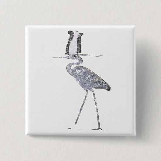 Benu Bird Button (Vorderseite)