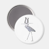 Benu Bird Magnet (Vorderseite/Rückseite)