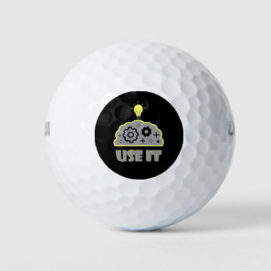 Benutze dein Gehirn Golfball