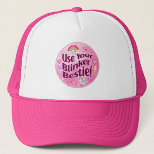 Benutze deinen Blinker, Bestie! BESTE FREUNDIN Bes Truckerkappe