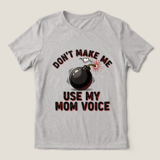 Benutze nicht meine Mutter-Stimme Tri-Blend Shirt