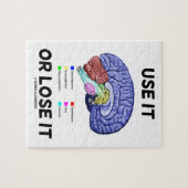Benutzen oder verlieren Sie es (Anatomische Gehirn Puzzle (Horizontal)