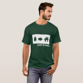 Benutzen Sie Baum-T-Shirt T-Shirt (Vorne ganz)