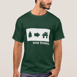 Benutzen Sie Baum-T-Shirt T-Shirt