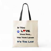 Benutzen Sie die leash Totasche