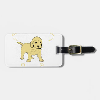 Benutzen Sie Ihre Nudel, Liebe ein Goldendoodle Gepäckanhänger