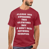 Benutzen Sie Kondome dieser Valentinstag kein T-Shirt (Vorderseite)