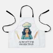 BENUTZEN SIE SCHUTZ IMMER SCHÜRZE (Vorderseite)