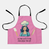 BENUTZEN SIE SCHUTZ IMMER SCHÜRZE (Vorderseite)