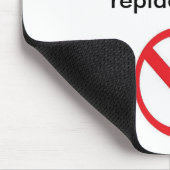 Benutzer-Fehler Mousepad (Ecke)