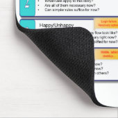 Benutzer-Geschichten-aufspaltencheckliste Mousepad (Ecke)