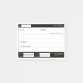 Benutzer-Geschichten-Post-It Post-it Klebezettel (Vorderseite)