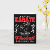 Benutzer, wenn Karate einfach wäre, würde es Fußba Karte (Gelbe Blume)