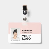 Benutzerarbeitnehmer | Name des Foto-Bar oder des  Ausweis (Vorderseite mit Clip)