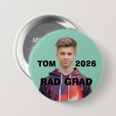 BENUTZERDEFINEDER ABSOLVENTEN-FOTO-KNOPF BUTTON (Vorne & Hinten)