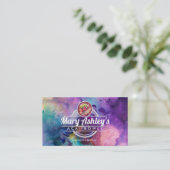 Benutzerdefinierbare Acai Bowls-Visitenkarten Visitenkarte (Stehend Vorderseite)