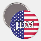 Benutzerdefinierbare amerikanische Flaggen Magnet (Vorderseite/Rückseite)