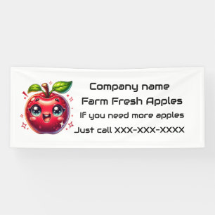 Benutzerdefinierbare Anbieter von frischen Äpfeln  Banner