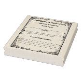 Benutzerdefinierbare Artwork-Authentifizierung Dru Gummistempel (Stempel)