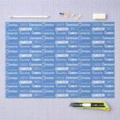 Benutzerdefinierbare Blue Boys Name Schriftart Col Seidenpapier (Handwerk)