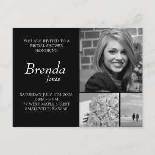 Benutzerdefinierbare Brautparty-Postkarte Einladungspostkarte