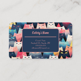Benutzerdefinierbare CallingCard für Katteratmuste Telefonnummerkarte