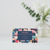 Benutzerdefinierbare CallingCard für Katteratmuste Telefonnummerkarte (Stehend Vorderseite)