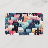 Benutzerdefinierbare CallingCard für Katteratmuste Telefonnummerkarte (Rückseite)