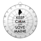 Benutzerdefinierbare CALM- und LIEBE-MAINE (BEHALT Dartscheibe (vorne)