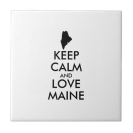 Benutzerdefinierbare CALM- und LIEBE-MAINE (BEHALT Fliese