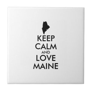 Benutzerdefinierbare CALM- und LIEBE-MAINE (BEHALT Fliese