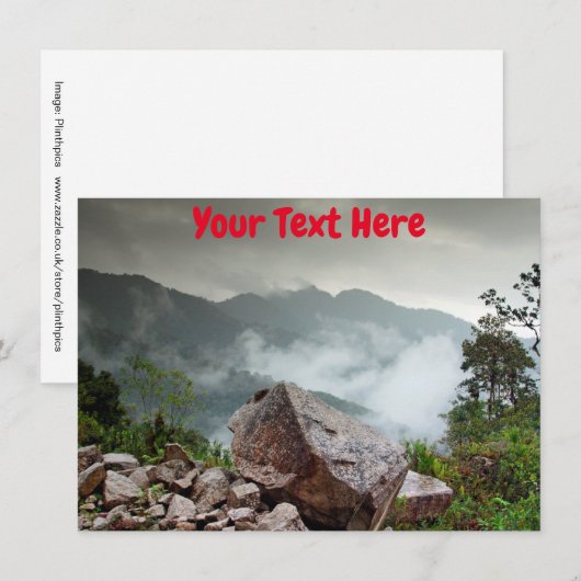 Benutzerdefinierbare Ecuador-Karte (Vorne/Hinten)