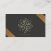 Benutzerdefinierbare elegante Visitenkarten 5 Visitenkarte (Rückseite)