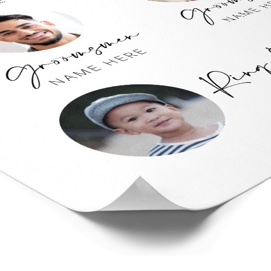 Benutzerdefinierbare Funktionen Erleben Sie die Ei Poster (Ecke)