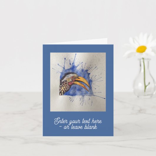 Benutzerdefinierbare Grußkarte für "Gestapelte Hor Karte (Kleine Pflanze)