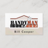 Benutzerdefinierbare Handyman Zuhause Repair Busin Visitenkarte (Vorderseite)