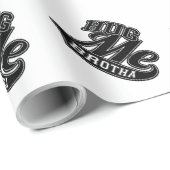 Benutzerdefinierbare Hintergrundfarbe für Hug Me Geschenkpapier (Rolleneckpunkt)