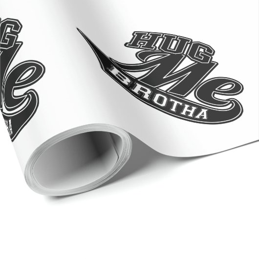 Benutzerdefinierbare Hintergrundfarbe für Hug Me Geschenkpapier (Rolleneckpunkt)