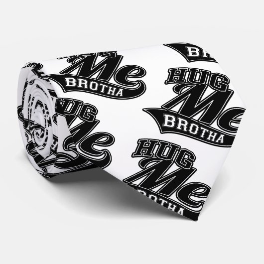 Benutzerdefinierbare Hintergrundfarbe für Hug Me Krawatte (Gerollt)